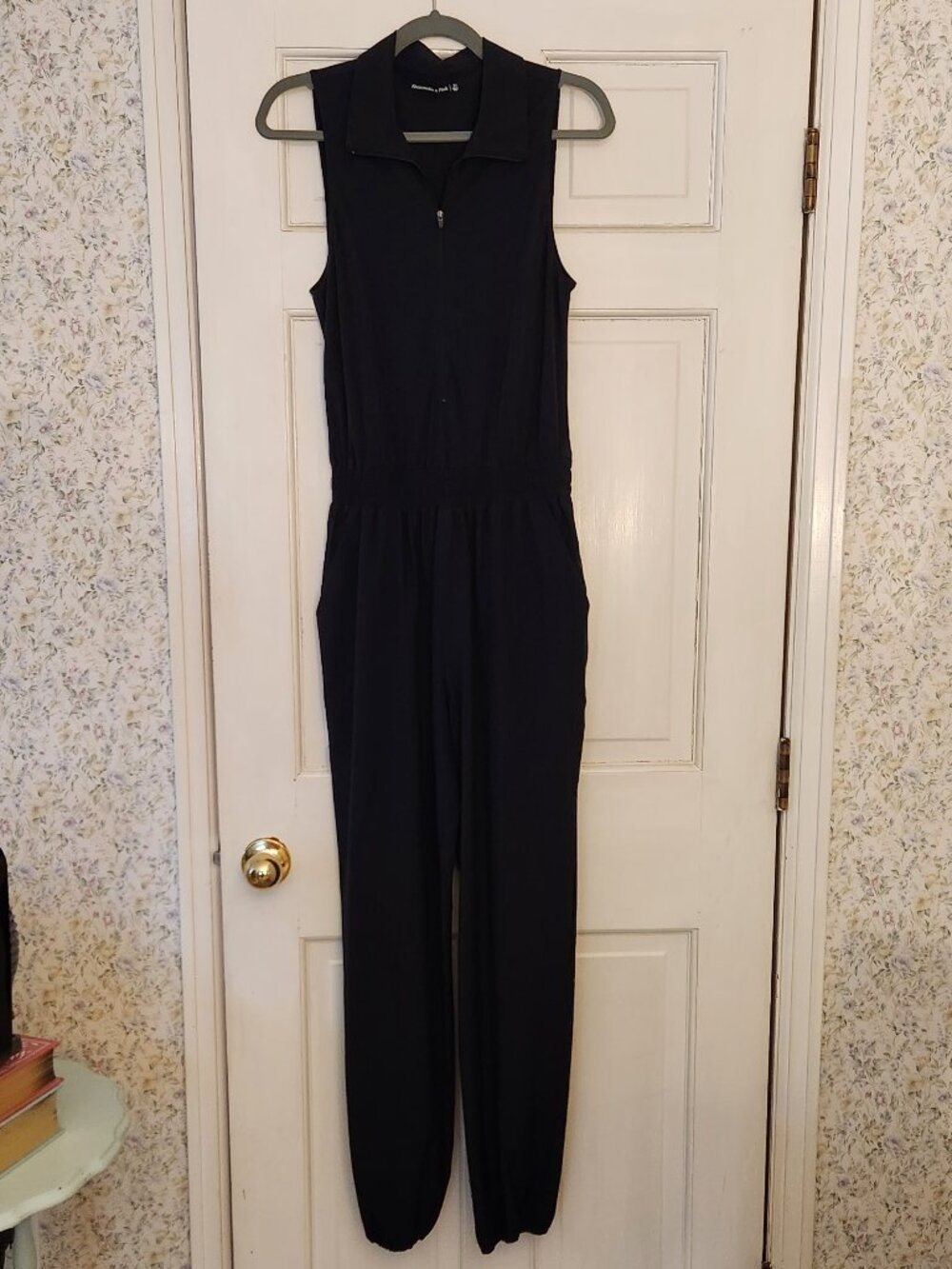 Abercrombie black jumpsuit